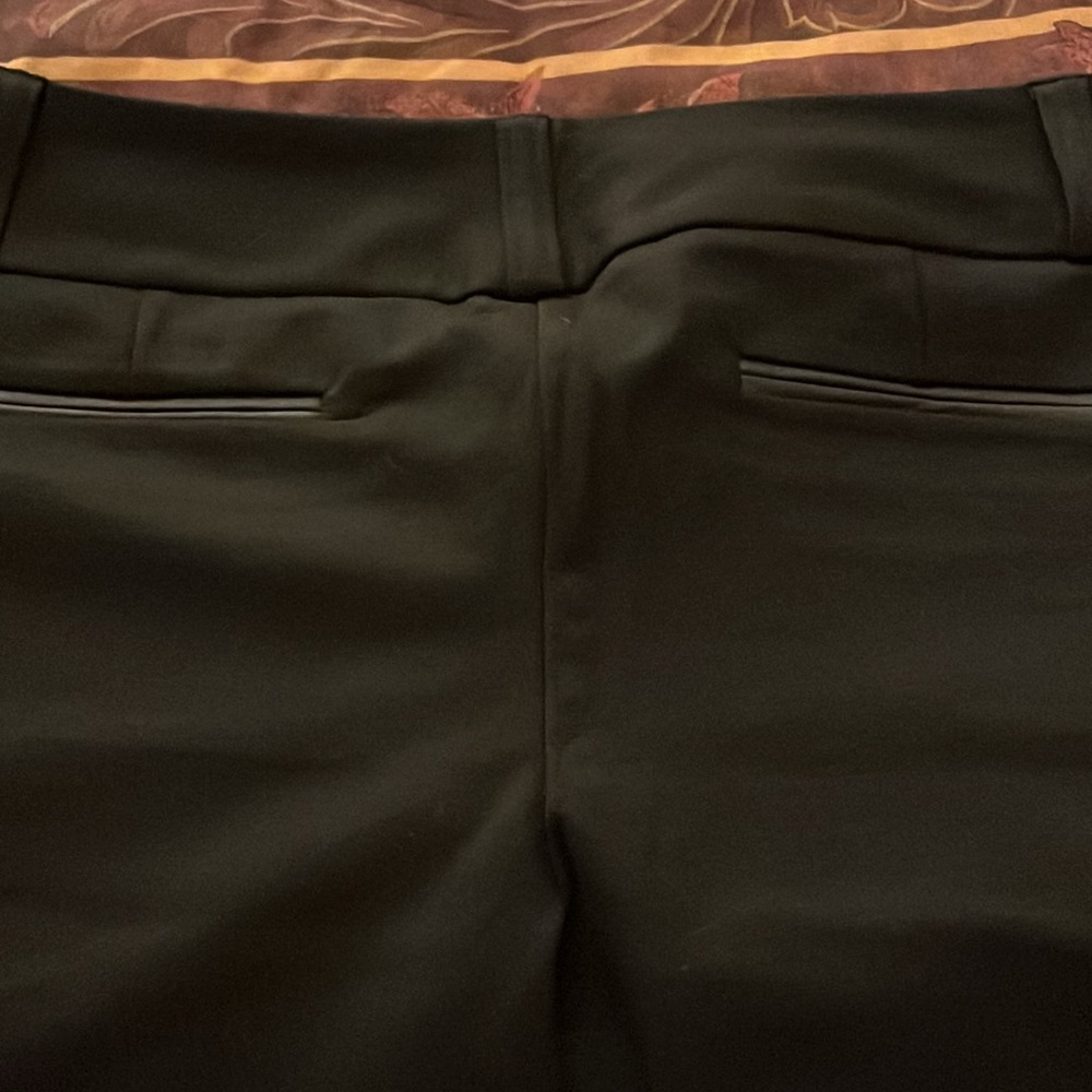 New black rayon/nylon/spandex wide leg pants from Macys - Picture 5 of 5